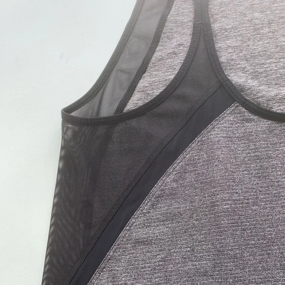 Lululemon Run Off Route Sheer Tank Top Racerback Crisscross Strappy Back Black 8 - Picture 14 of 15